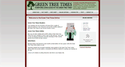 Desktop Screenshot of greentreetimesonline.com