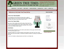 Tablet Screenshot of greentreetimesonline.com